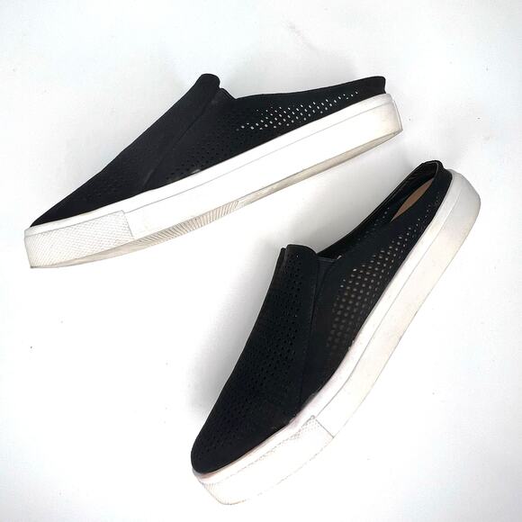 Universal Thread Meena Women's 10 Black Mesh Backless Slip On Sneakers Mules - Picture 7 of 10